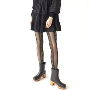 URBAN OUTFITTERS Astrid Floral Tights ~ NWT